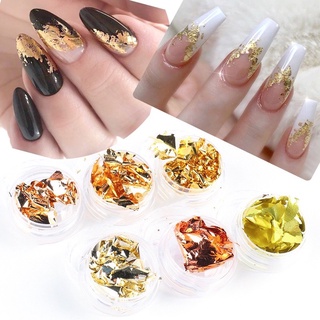 Nhũ giấy vàng bạc-lá nhôm-phụ kiện nail móng