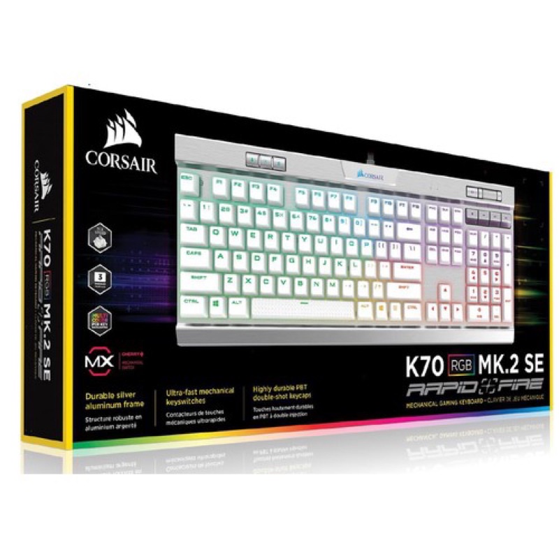 Bàn phím cơ Corsair K70 RGB MK2 SE Mechanical Cherry MX Speed