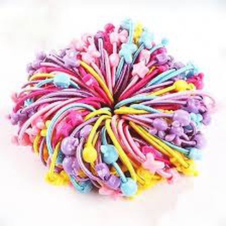 Túi chun buộc tóc cho bé gái (50 dây)