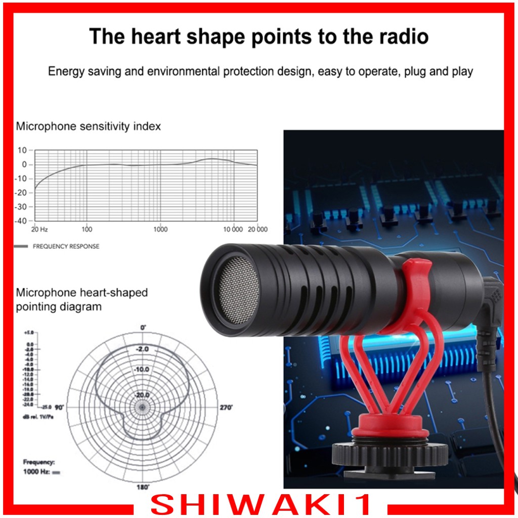 Micro Thu Âm Shiwaki1 Cổng 3.5mm Cho Điện Thoại