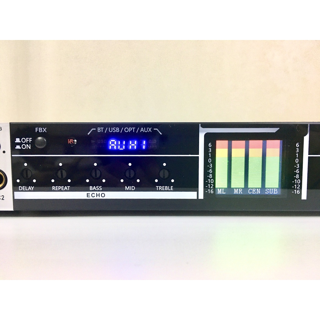 Vang FX50 Plus Có Reverb Kèm Dây Canon Có Chống Hú,Vang Nhại Mượt Mà.Có BLUETOOTH,Quang Học,USB.AUX.