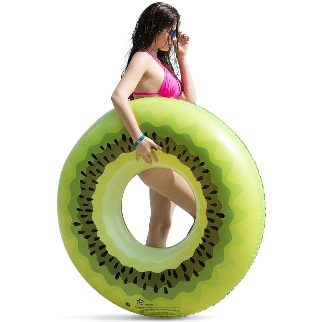 Jasonwell Phao Bơi Hình Quả Kiwi Kích Thước 45 Inch