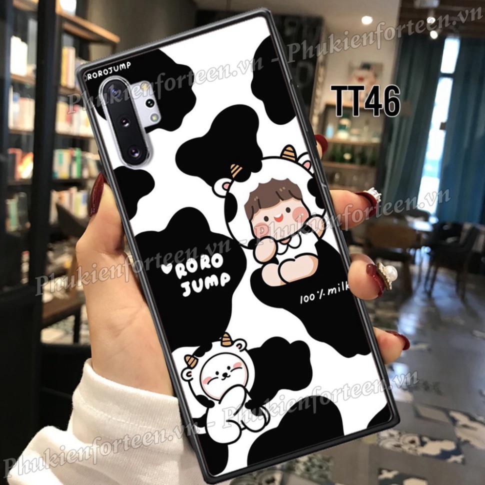 Ốp lưng Samsung Note 10 - Samsung Note 10 Plus in hình Bò sữa hot trend dễ thương, chống bám bẩn, siêu đẹp.