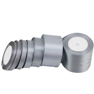 Cuộn Dây Ruy Băng Xám Trang Trí Đa Năng 22m Nhiều Kích Thước Tùy Chọn