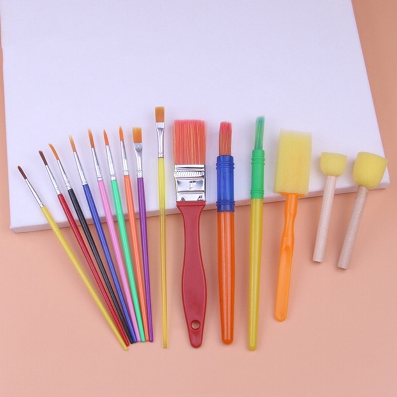 Bộ Cọ Vẽ Tranh Bằng Sợi Nylon Dành Cho Người Mới Bắt Đầu