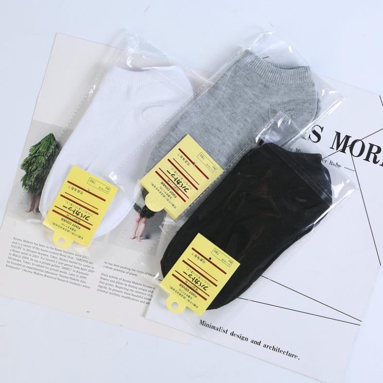 Tất nam cổ ngắn MILASO vớ nam cao cấp Nhật cotton co giãn đi giày da, thể thao chạy bộ, gym FAS-001349