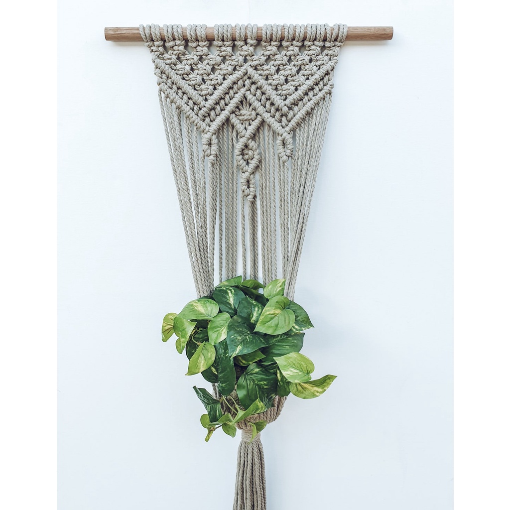 Dây treo chậu cây macrame