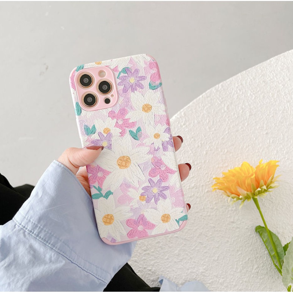 Ốp lưng iphone phổ biến trên IG flower 6/6plus/6s/6splus/7/7plus/ Minh Bạch 8/8plus/x/xs/11/12/pro/max/plus/pro