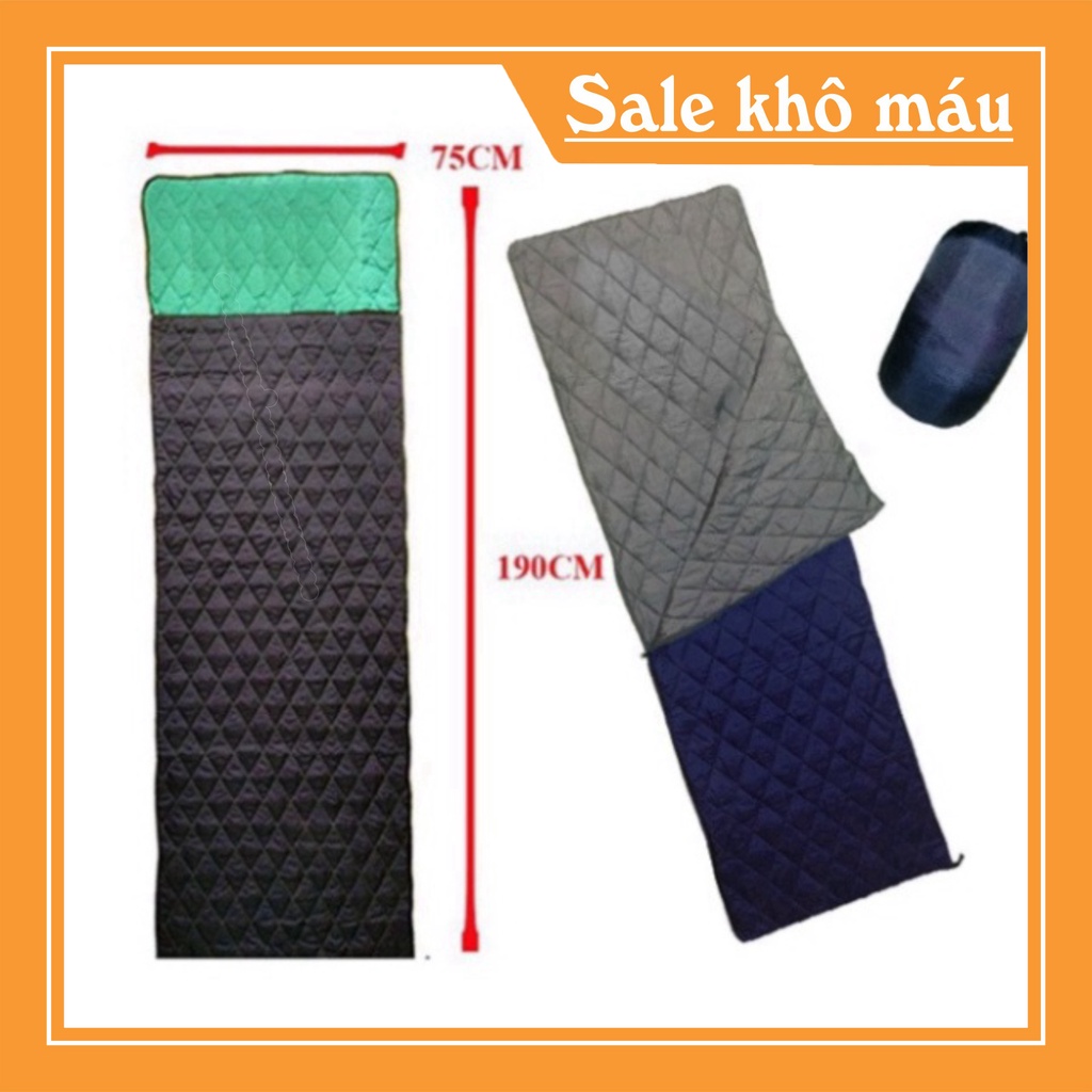 Túi ngủ văn phòng siêu ấm,dã ngoại, du lịch ngoài trời, đi phượt nhỏ gọn dễ dàng gấp gọn, giữ nhiệt tốt 💖 - MTR Mart