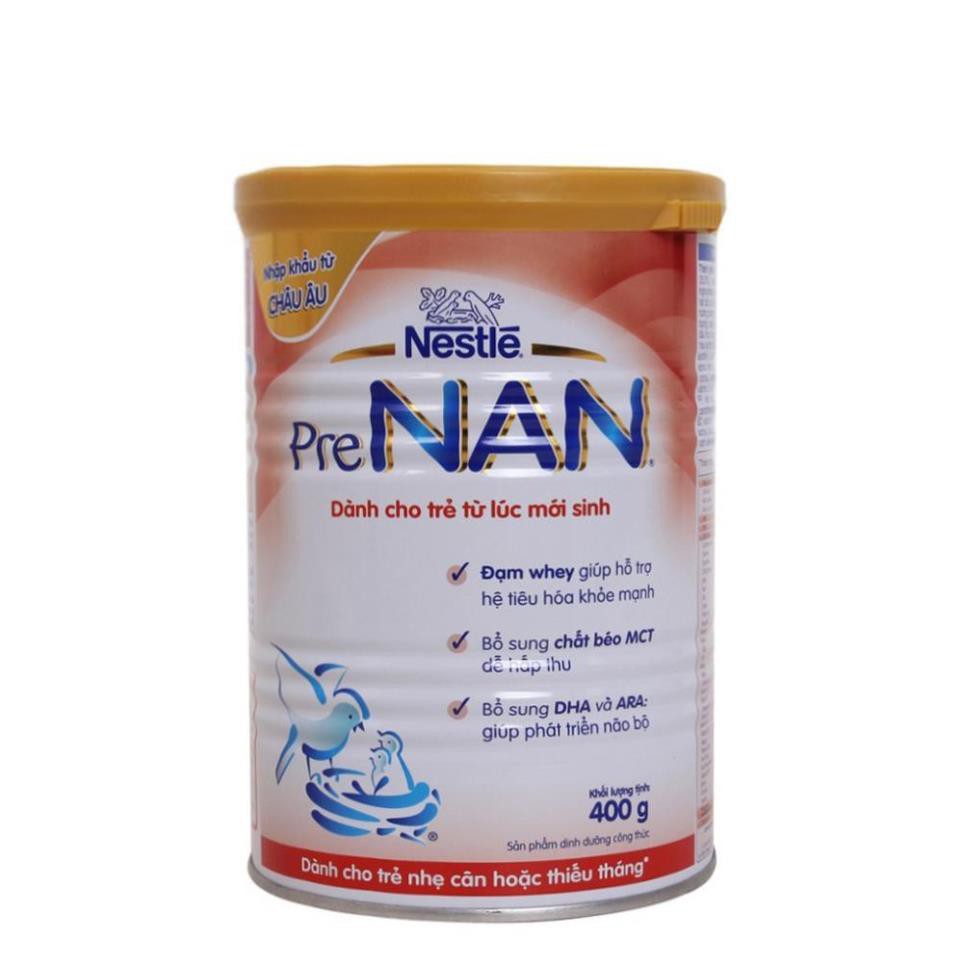 Pre NAN- sản phẩm dành cho trẻ thiếu tháng hoặc nhẹ cân 400g Date 2021