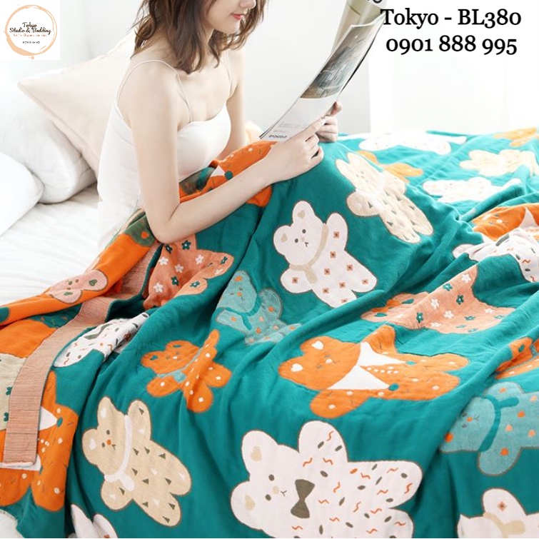 S22_Chăn Xô Organic Cotton Dòng Cao Cấp