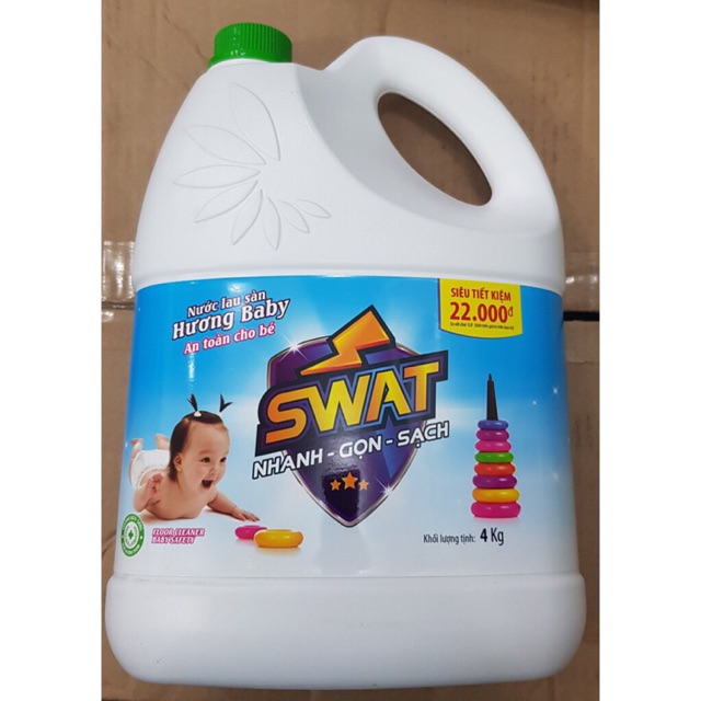 Nước lau sàn swat đậm đặt 4kg