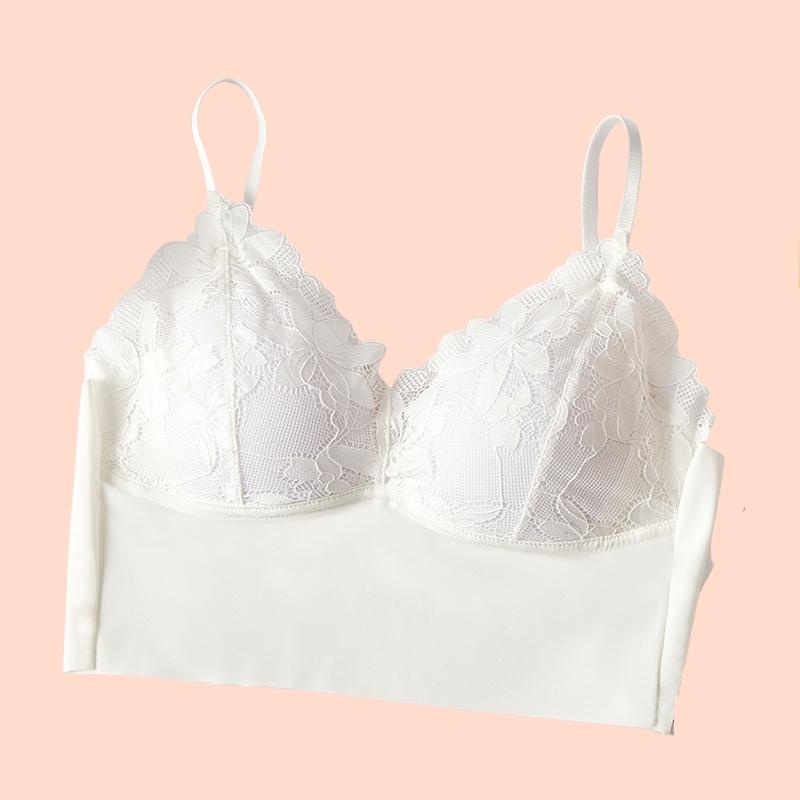 Áo Bra Ren 2 Dây Mút Mỏng Nâng Ngực AN8842