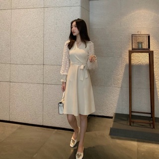 (Ảnh thật)Váy xinh mùa thu