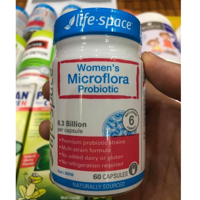 Life - Space Women’s Microflora Probiotic men vi sinh cho nữ Úc 60v