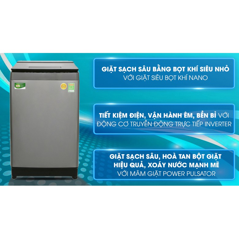 Máy giặt Toshiba Inverter 11 kg AW-DUH1200GV(DS) (Miễn phí giao tại HCM-ngoài tỉnh liên hệ shop)