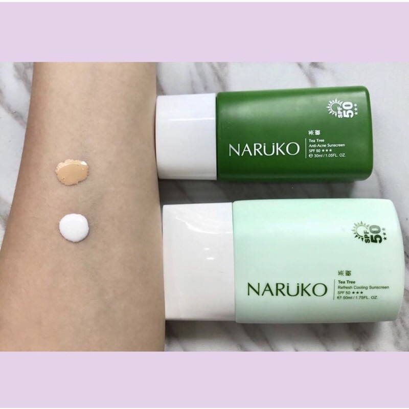 Kem chống nắng tràm trà Naruko Tea Tree Anti Acne Suncreen SPF50