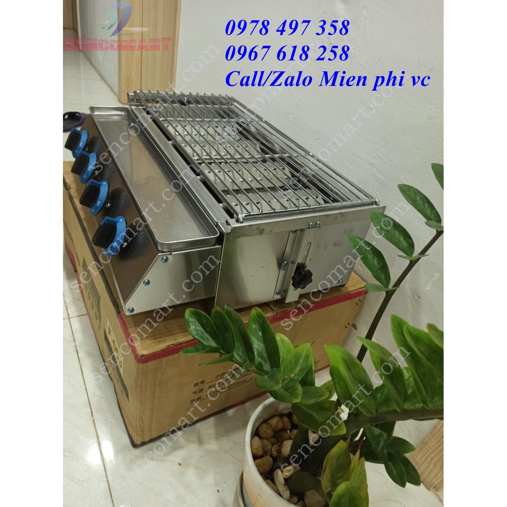 Lò nướng hàu, bếp nướng hàu, nướng thịt xiên chạy gas đa năng