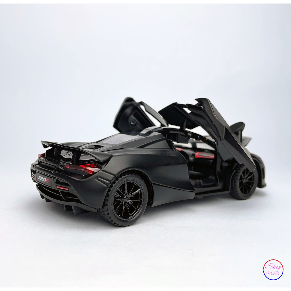 Xe đồ chơi mô hình sắt McLaren 720s TẶNG KÈM BIỂN SỐ tỉ lệ 1:32