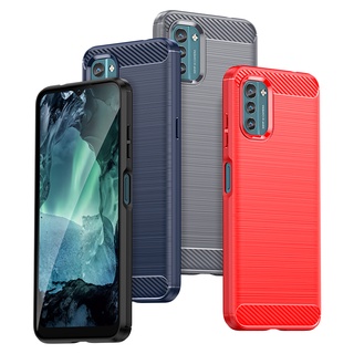 Ốp Điện Thoại Dẻo Họa Tiết Sợi Carbon Sang Trọng Cho Nokia C21 Plus G11 G21 G10 G20 G50 X10 X20 X100 XR20 1.4