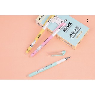 1 hộp 12 cây bút mực xanh tẩy được