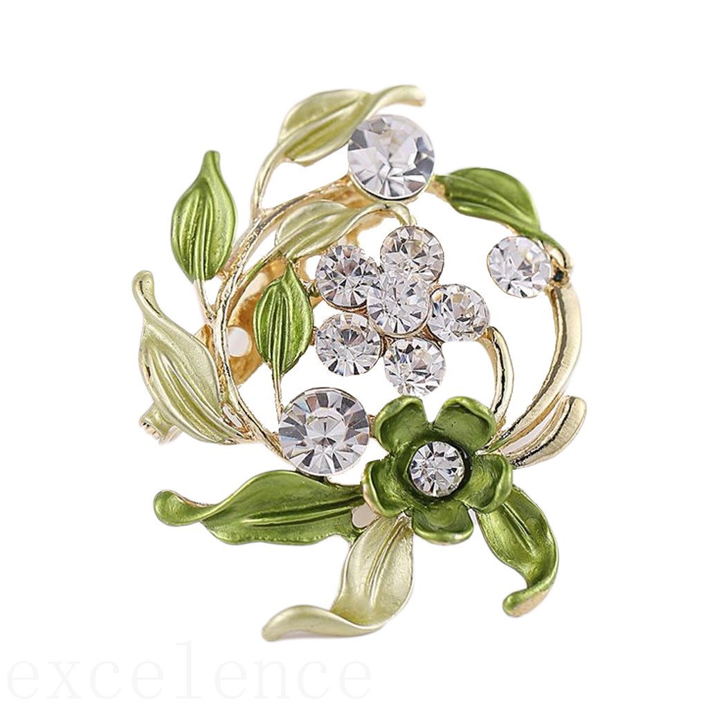 Ghim Cài Áo Hình Hoa Lá Phong Cách Cổ Điển Cho Nữ