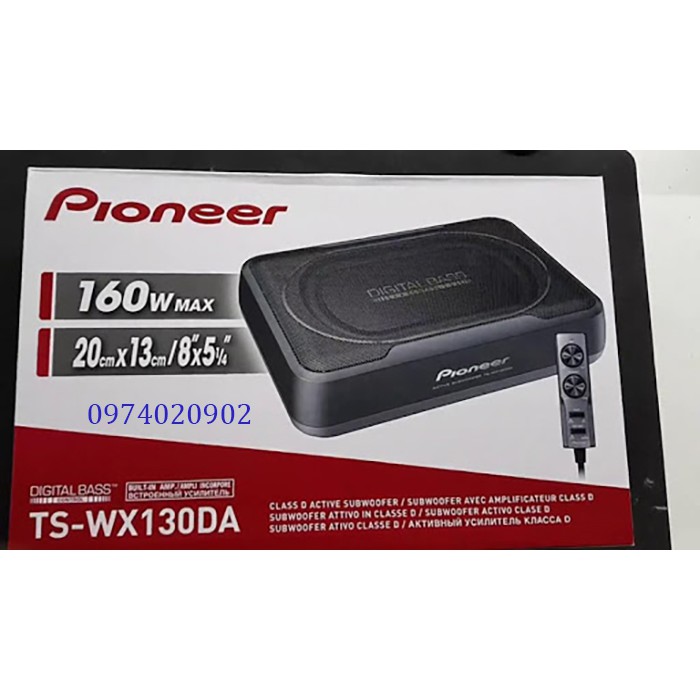 Loa sub gầm ghế, loa siêu trầm PIONEER 120A