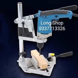 Khung Kẹp Máy Khoan - Đế Kẹp Máy Khoan Bàn Mini - Có Êtô - TZ 6102