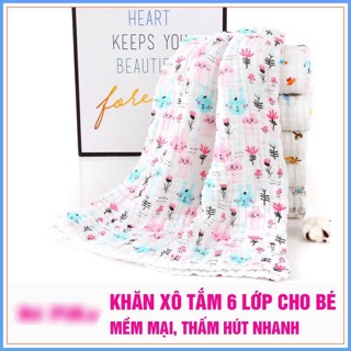 💢 Khăn xô tắm ,chăn đắp sợi tree 6 lớp xuất Nhật cho bé💢 siêu mềm, siêu dày KT 110 x 110 cm