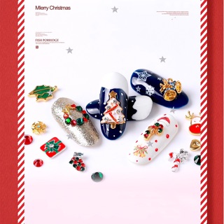 Charm noel trang trí móng