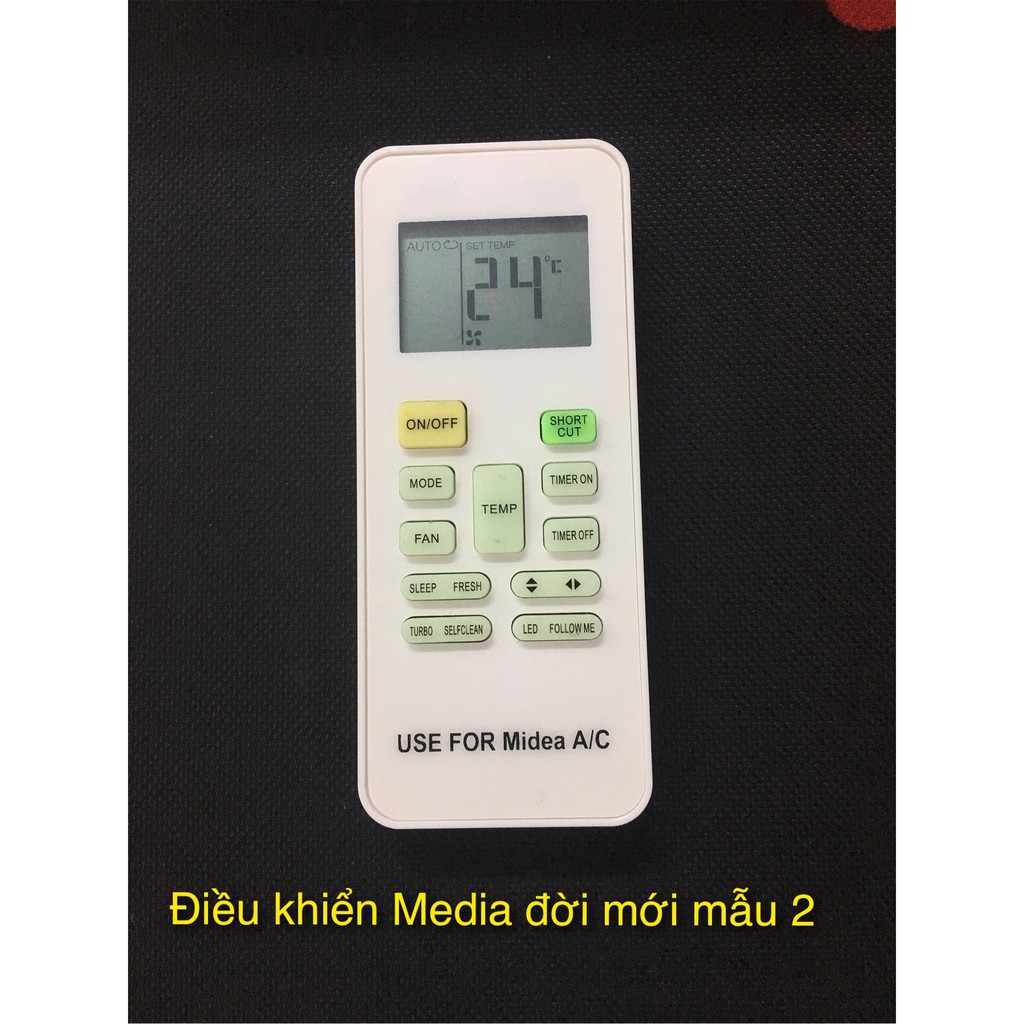 REMOTE MÁY LẠNH , ĐIỀU KHIỂN ĐIỀU HÒA MEDIA ĐỜI MỚI MẪU 2