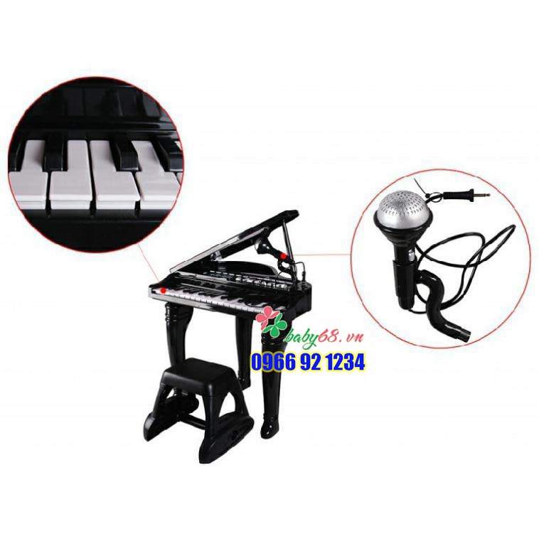 Đồ chơi đàn piano cổ điển kèm mic thu âm cho bé Winfun WF002045X hàng chính hãng