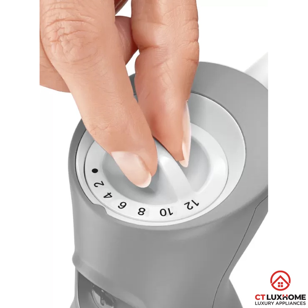 Máy xay thực phẩm cầm tay Bosch MSM66150 12 cấp tốc độ, 600W, 220V, 50/60Hz, Kèm cây đánh trứng