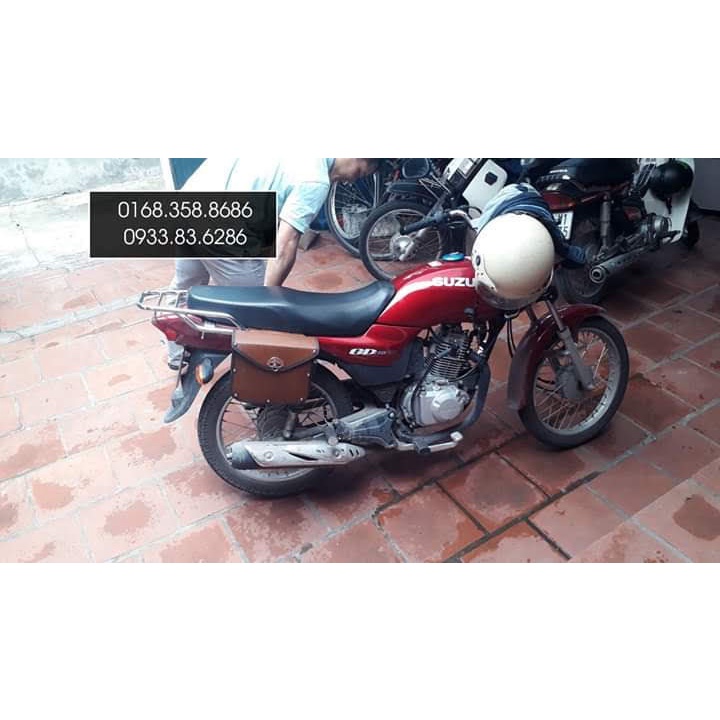 Túi Da Treo Xe Máy GD Mẫu Vuông