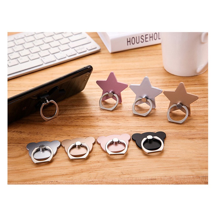 Giá đỡ điện thoại chiếc nhẫn Ring móc dán - Giao ngẫu nhiên
