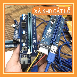 Thanh lý Dây cáp Riser USB 3.0 Nối Dài VGA từ PCI-E 1x to PCI 16x - đọc kĩ mô tả