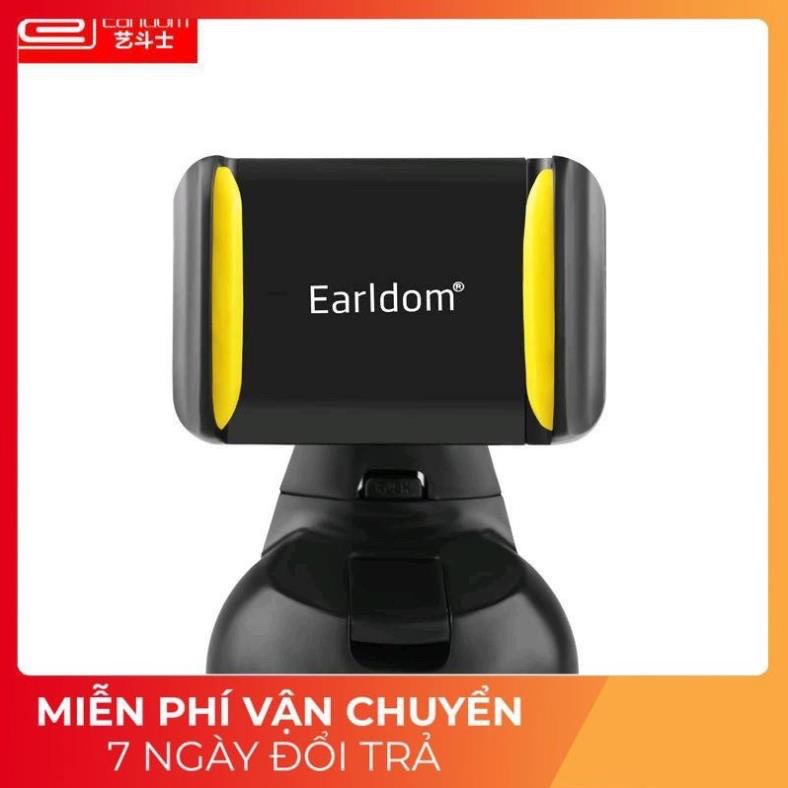 Giá Đỡ Kẹp Điện Thoại Earldom EH02 Chính Hãng Gắn Xe Hơi Xe Ôtô (Có 2 Chân Hút + Chân Kẹp) Đa Năng Tiện Dụng