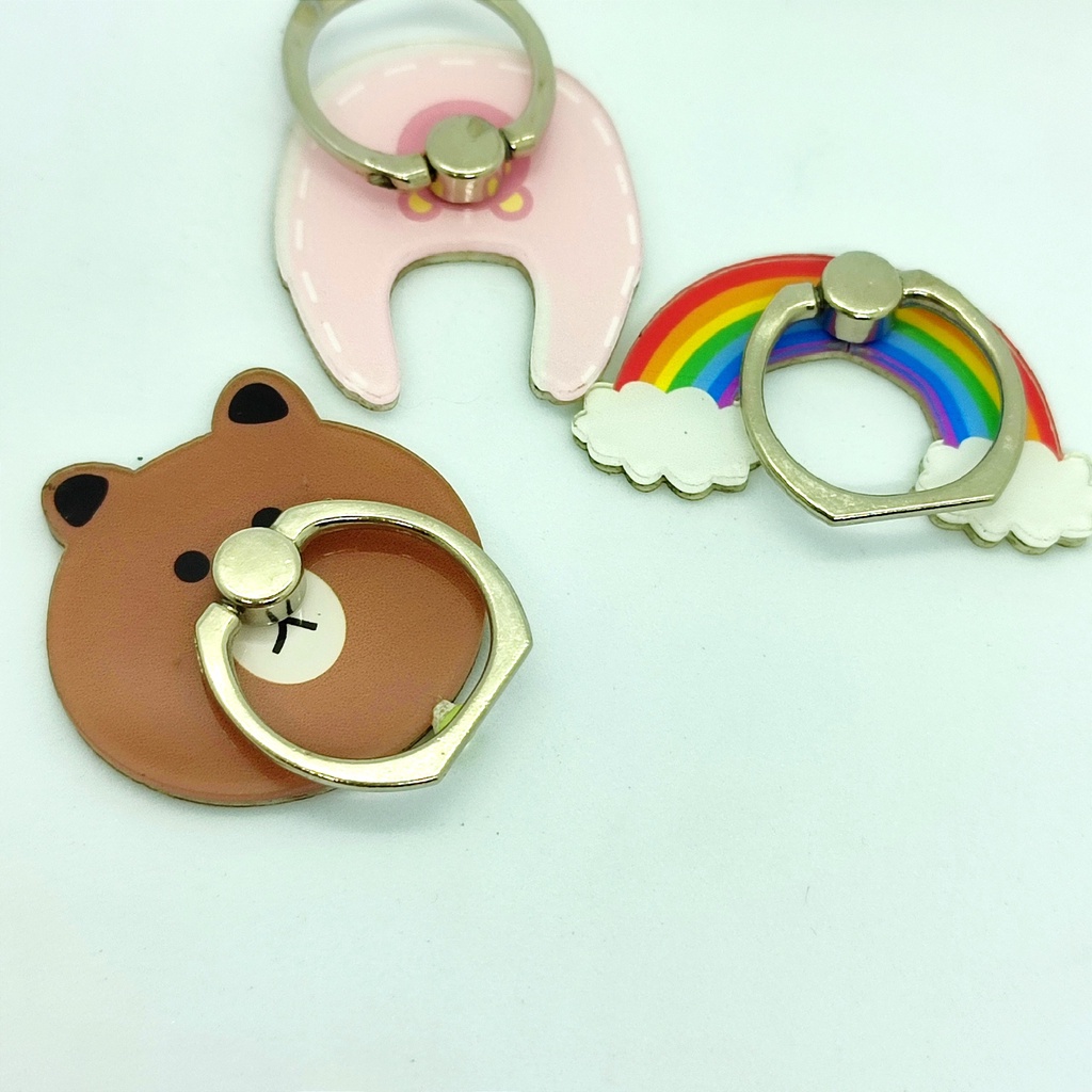 Giá Đỡ Điện Thoại, Iring Đỡ Điện Thoại Hoạt Hình Cute, Nhiều Mẫu Đa Dạng - P065