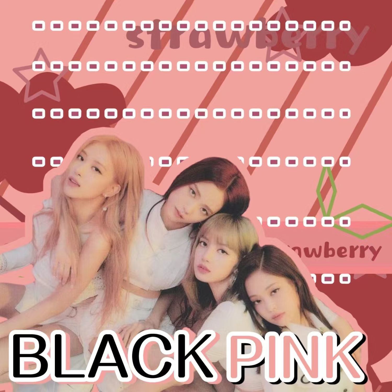 Giấy ghi chú thiết kế in hình nhóm nhạc blackpink