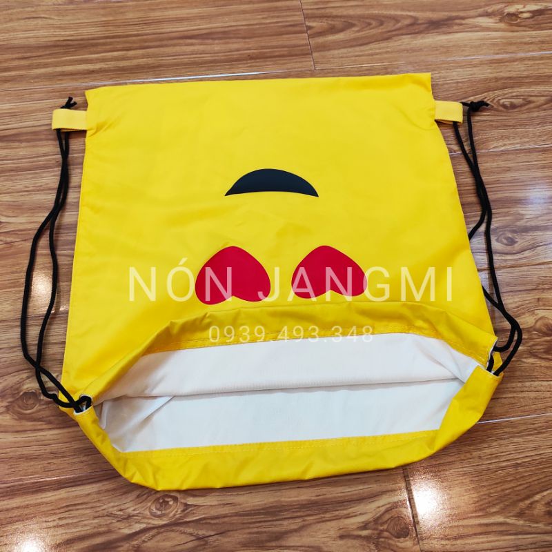 Túi Dây Rút Vải Canvas In Hình, Balo Dây Rút Vải Dù