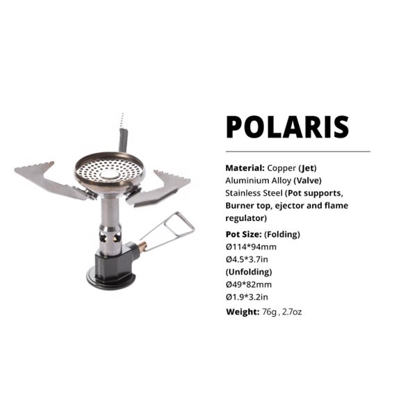 Bếp ga dã ngoại điều áp Fire Maple Polaris - FMS POL02