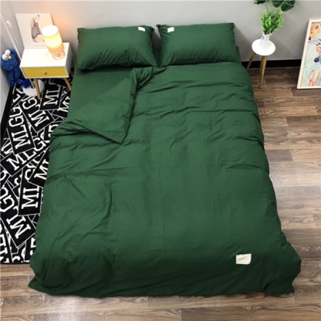 Bộ Drap Chăn Ga Gối Cotton Tici ABUBU Cao Cấp Nhập Khẩu Hàn Quốc (không kèm ruột) size 1m2 - 2m2