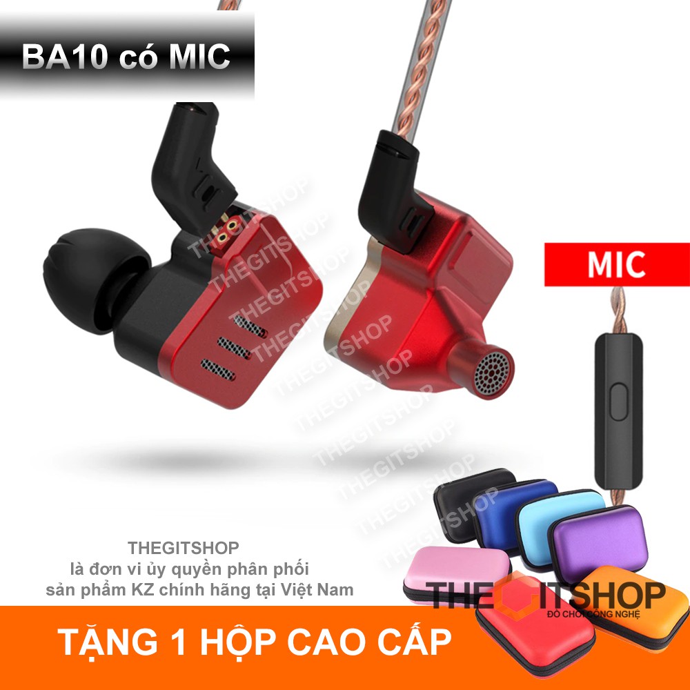 Tai nghe KZ BA10 10 Drivers - Chính hãng - Nâng cấp AS10, ZS10