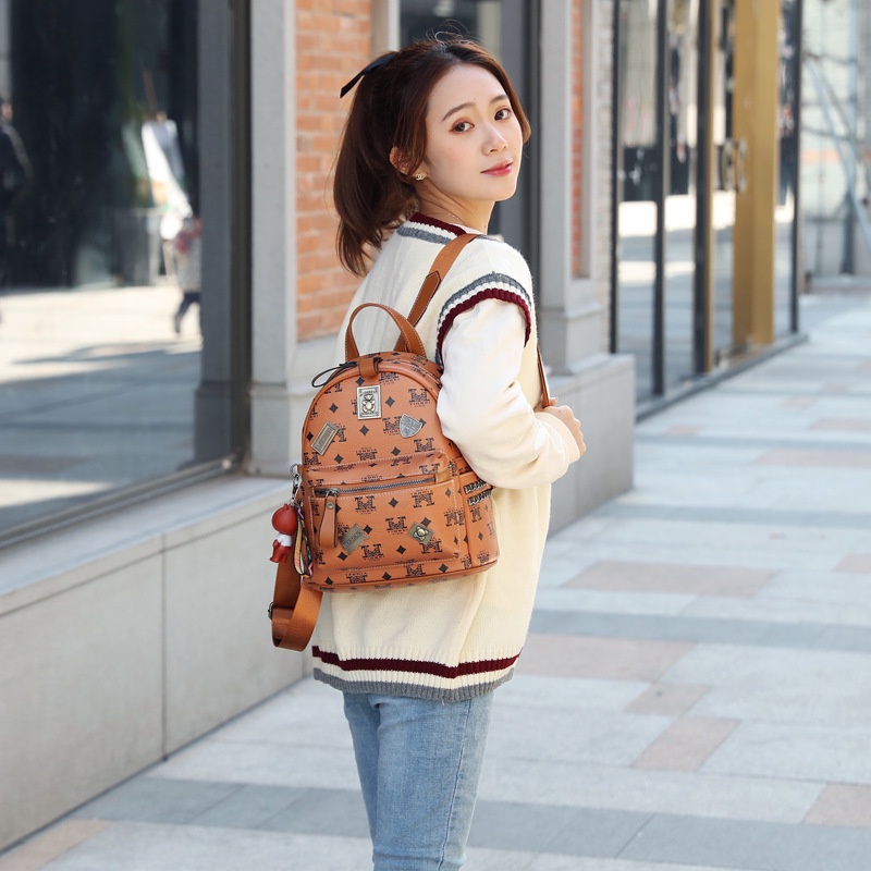 Balo CHUWANGLIN da PU in họa tiết thời trang tùy chọn màu sắc chất lượng cao cho nữ