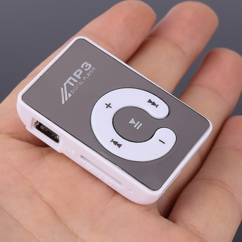 Máy Nghe Nhạc Mp3 Mini Hỗ Trợ Khe Cắm Thẻ Nhớ Tf Tiện Dụng