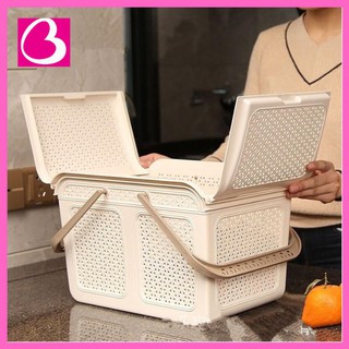 [Loại 1] - Giỏ Làn Vuông Đựng Đồ Đi Sinh Tiện Lợi Cho Mẹ Và Bé