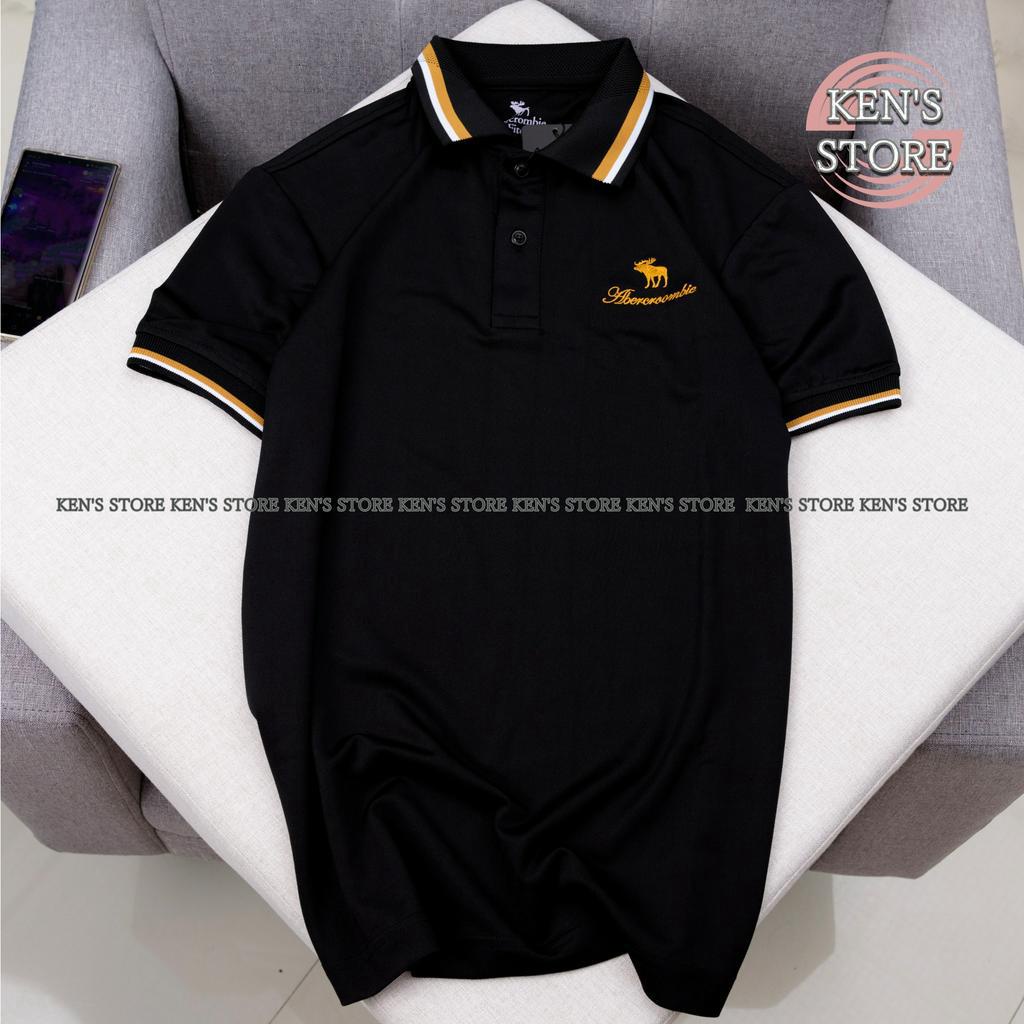 Áo thun nam POLO thiết kế vải cá ssấu cotton cao cấp tay ngắn, áo thun nam có cổ