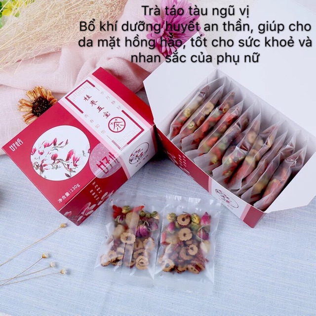 Trà táo tàu ngũ bảo 10 gói 130gram | BigBuy360 - bigbuy360.vn