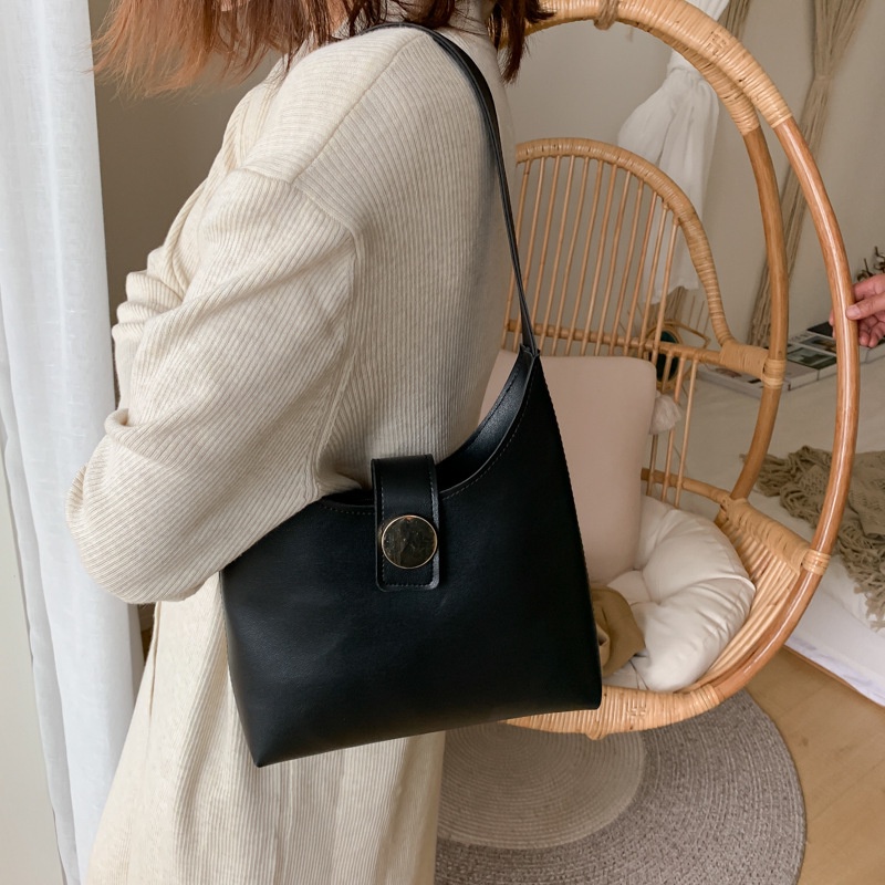 Túi xách IELGY cỡ lớn màu sắc đơn giản phong cách Hàn Quốc dành cho nữ