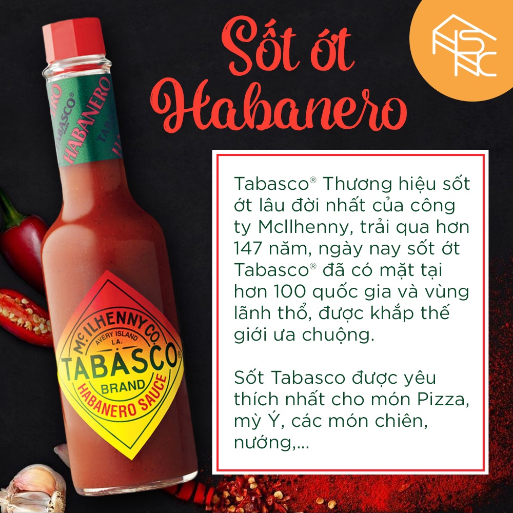 Sốt ớt Tabasco 60ml